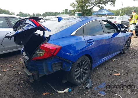 2020 Honda Civic Si Sedan из США, поврежденный, VIN 2HGFC1E55LH704613